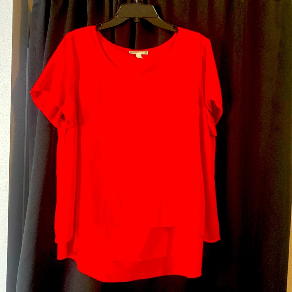 Dana Buckman blouse Red